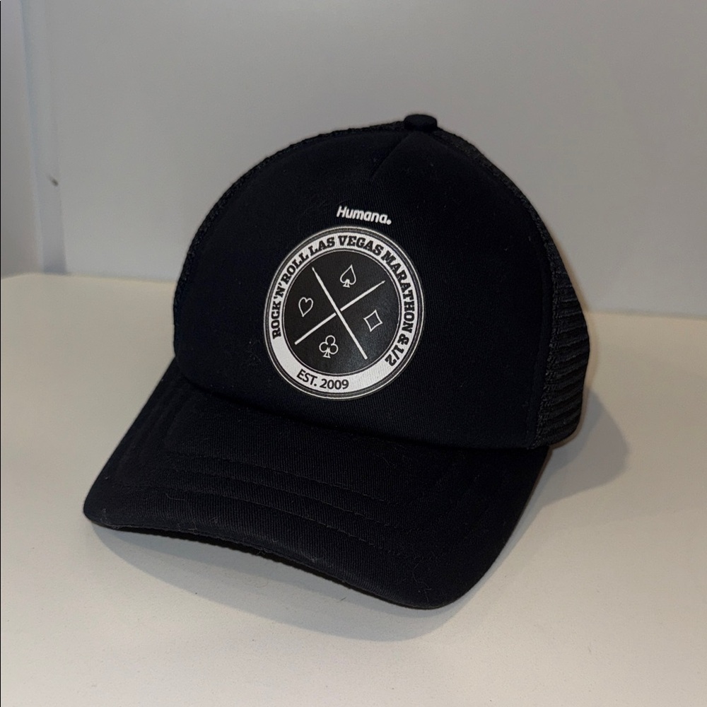 Black Poker Rock N Roll Marathon Las Vegas Hat- UNISEX